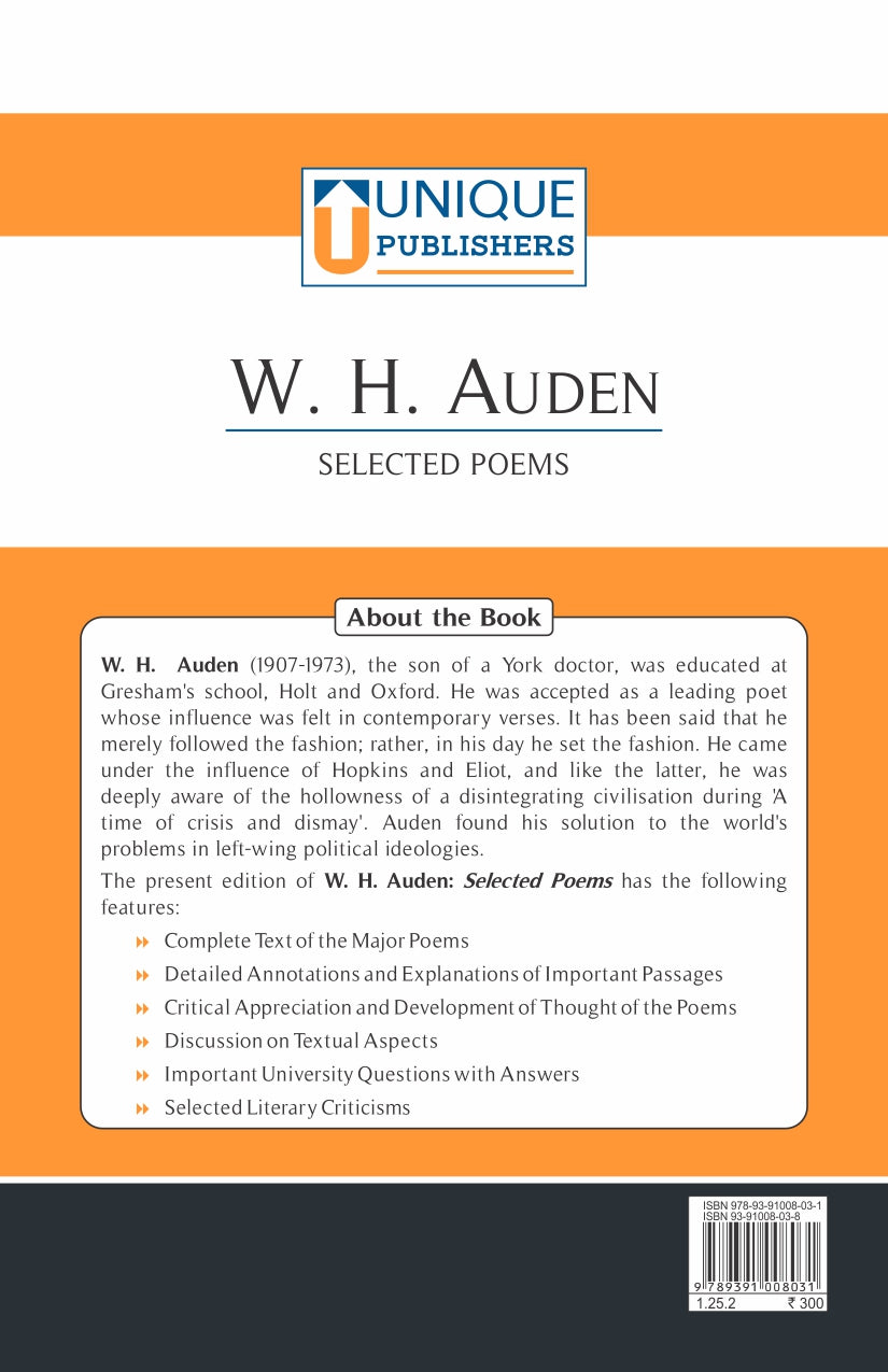 W. H. Auden: Selected Poems