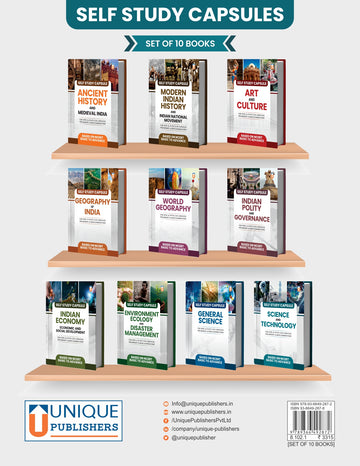 General Studies Self Study Capsule
[Set of 10 Books)