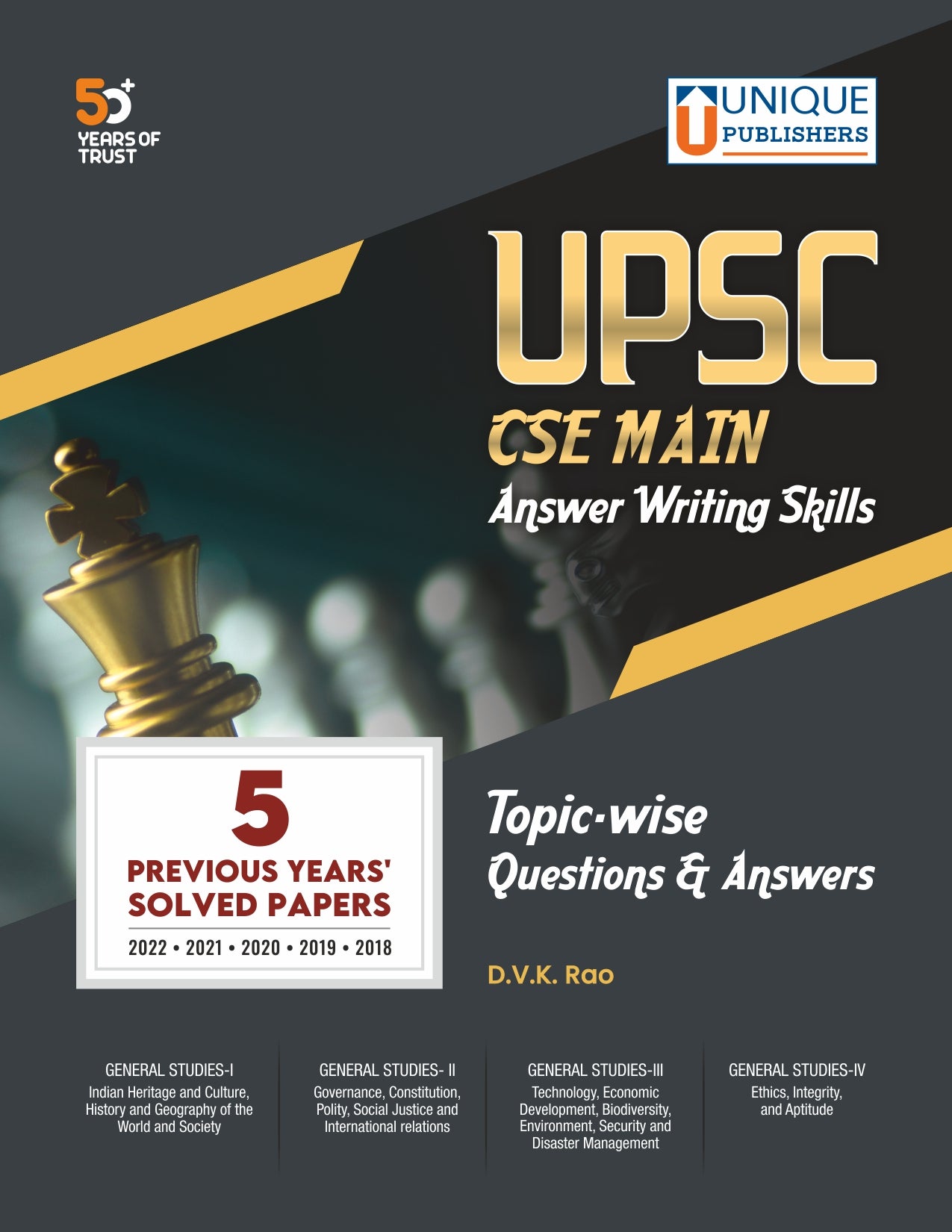 UPSC CSE Main
Answer Writing Skills
Topic-Wise Questions & Answers with 5 Previous Years' Solved Papers