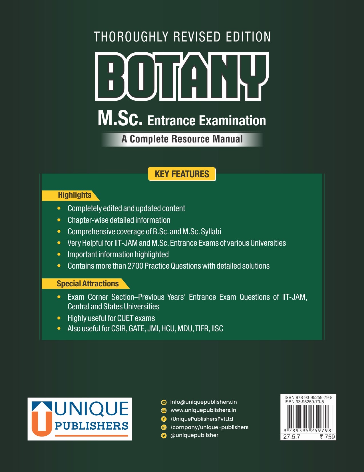 M.Sc. Botany