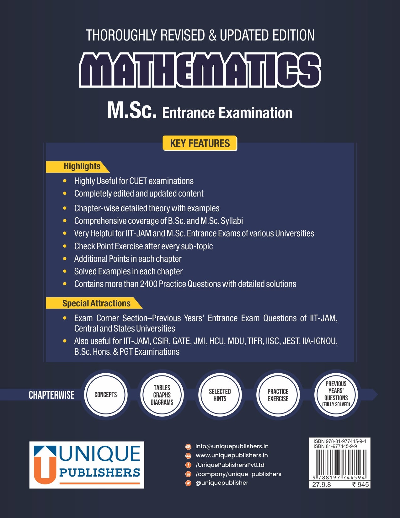 MATHEMATICS
M.Sc. Entrance Examination