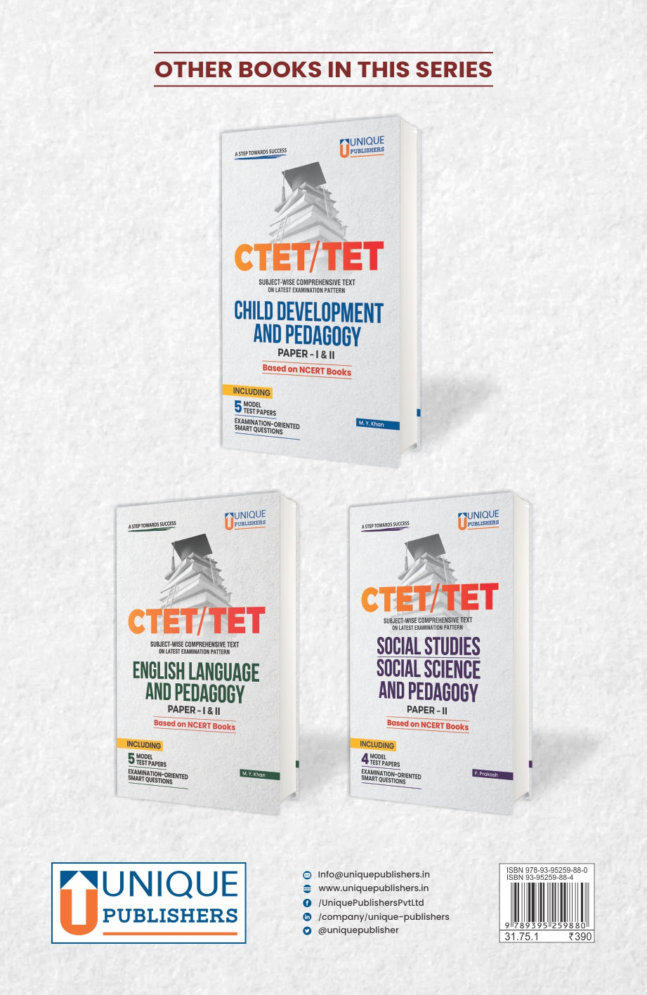 CTET/TET MATHEMATICS, SCIENCE
AND PEDAGOGY, PAPER-II