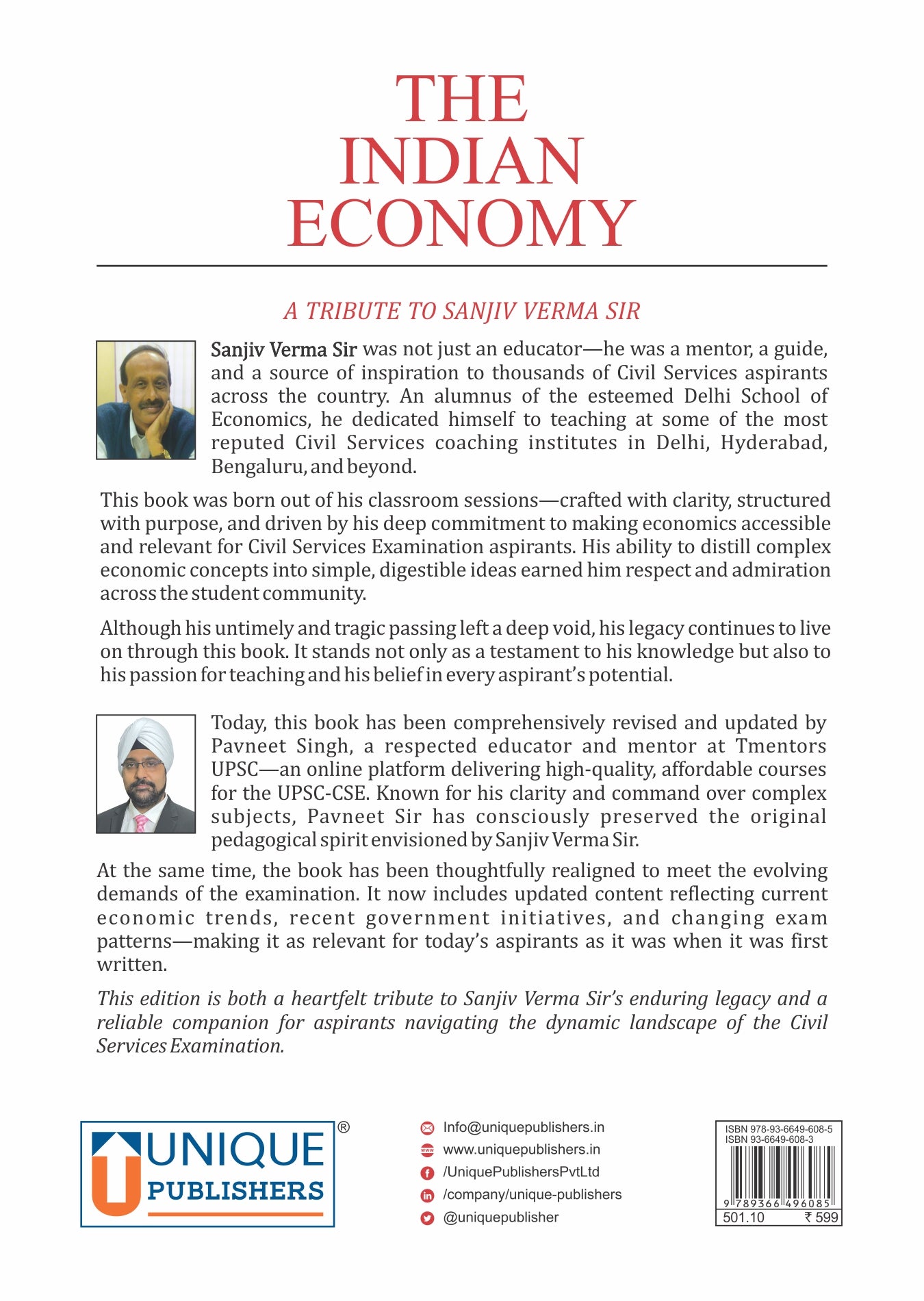 The Indian Economy By Sanjiv Verma I English Medium I Latest Edition- 14th Edition