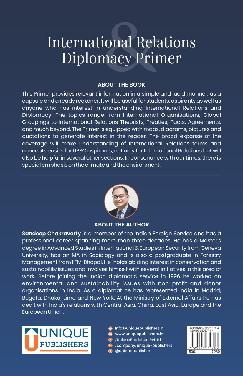 International Relations & Diplomacy Primer By Sandeep Chakravorty I Paper Back I English Medium
