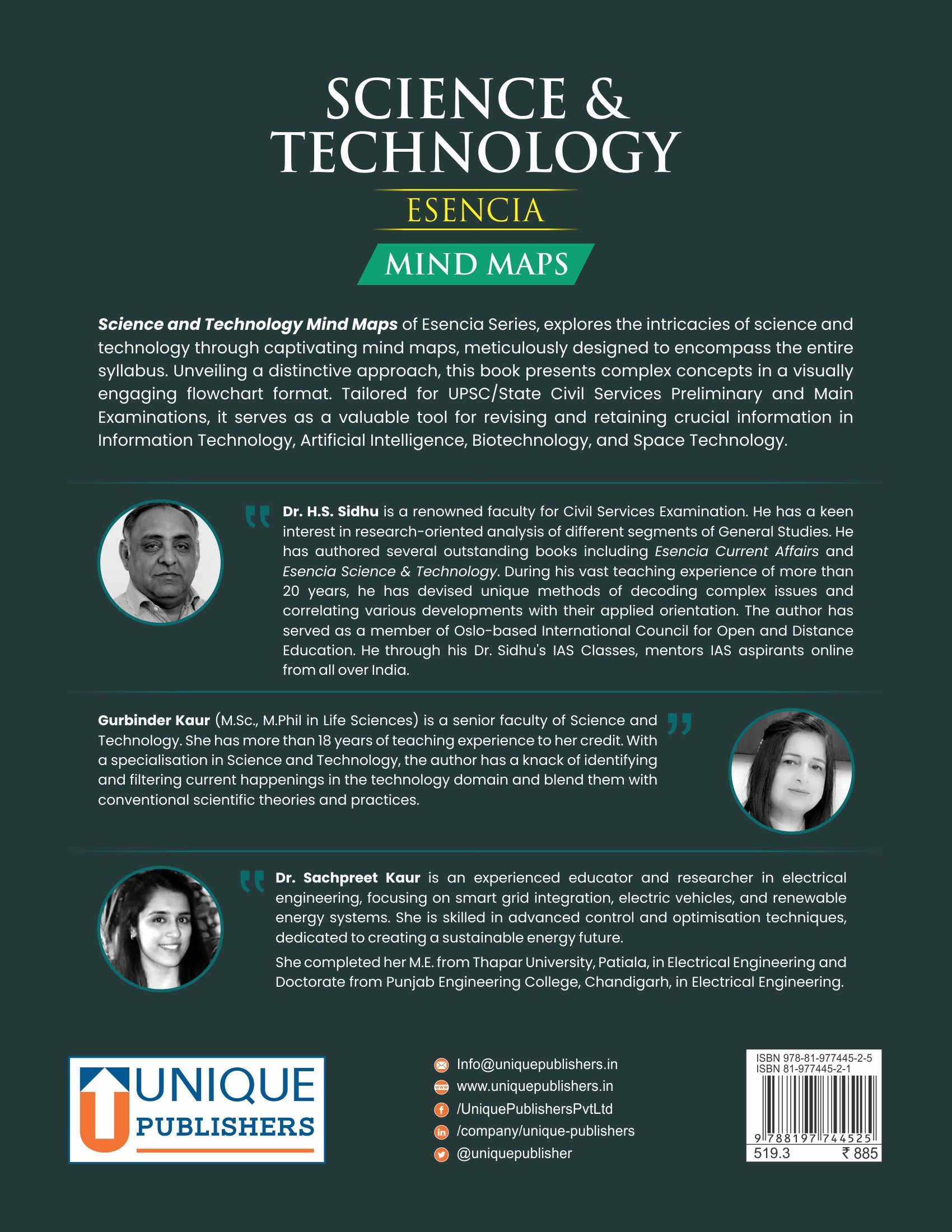 Science and Technology Esencia Mind Maps
