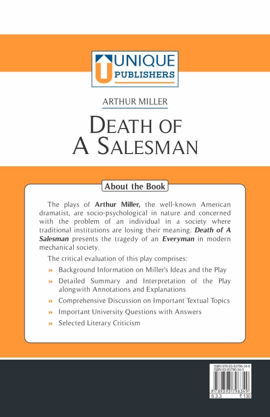 Arthur Miller : Death Of A Salesman