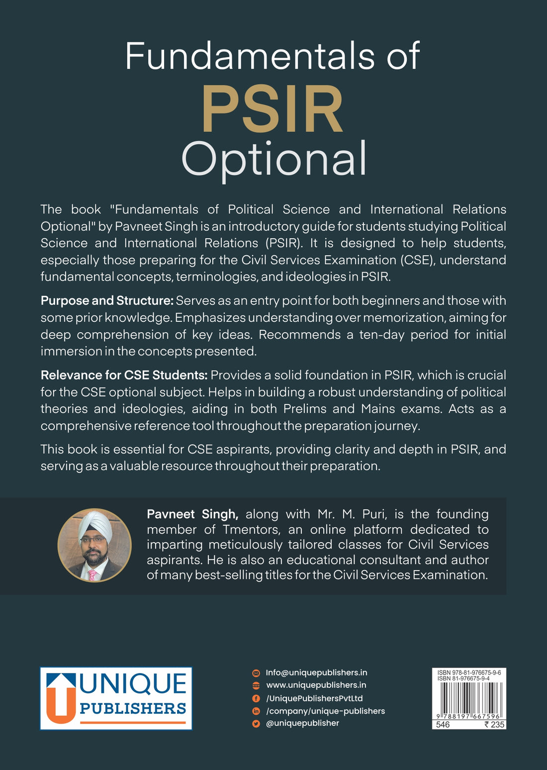 Fundamentals of PSIR Optional