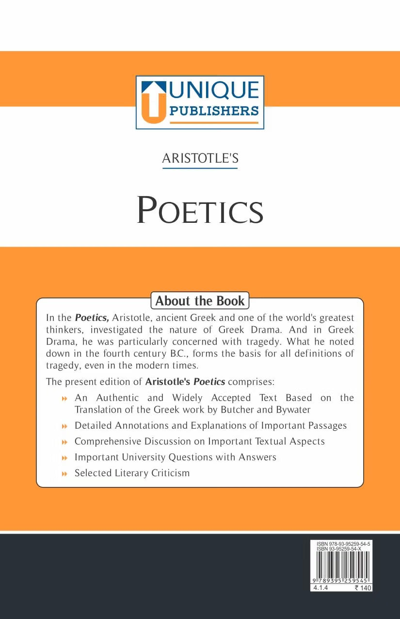 ARISTOTLE'S: POETICS