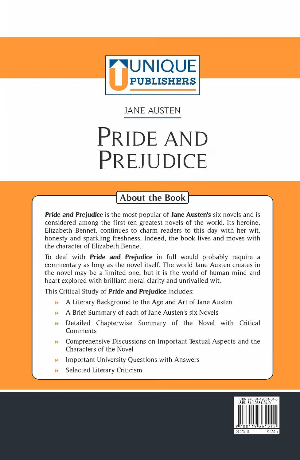 Jane Austen: Pride and Prejudice